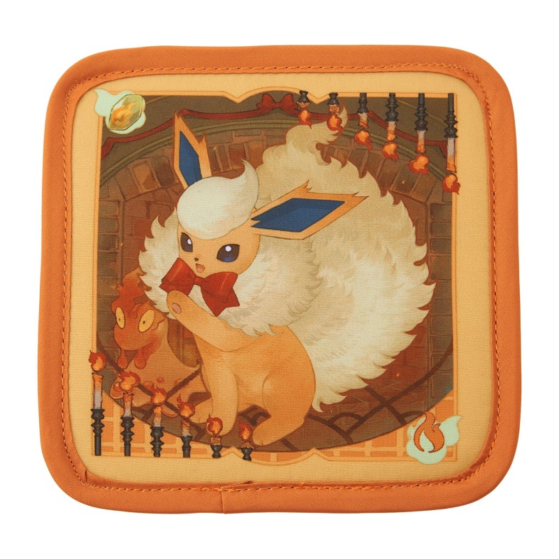 COMMANDE - POKEMON CENTER JAPON - Eevee collection 2025 - Coaster / dessous de verre Pyroli