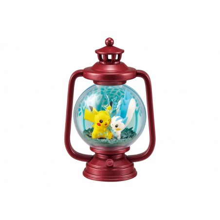 STOCK - RE-MENT POKEMON - LANTERN DIORAMA - PIKACHU & PACHIRISU