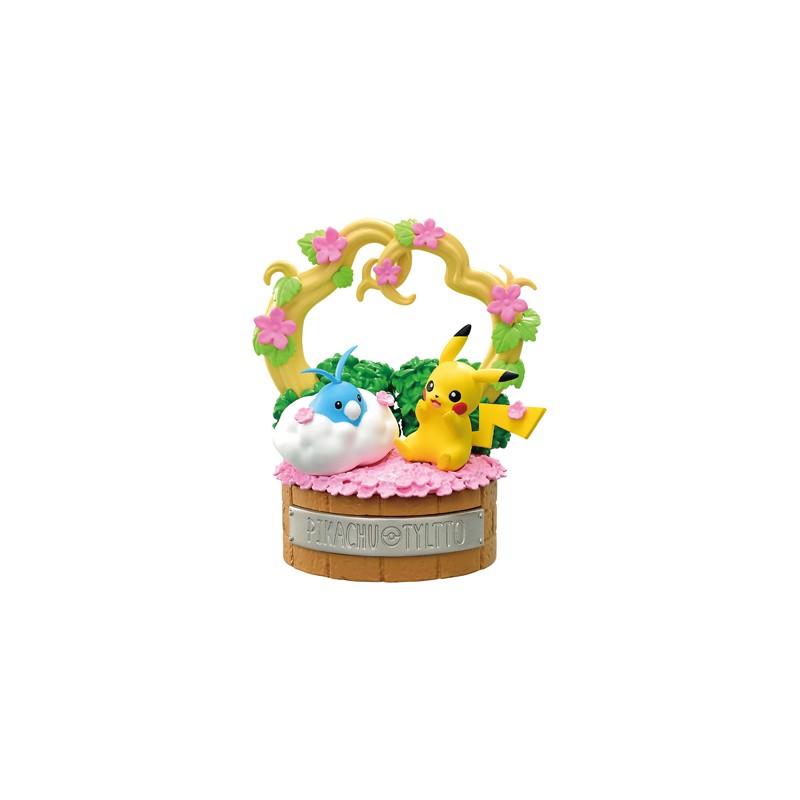 STOCK - RE-MENT POKEMON - PEACFUL MOMENTS A little tales to the forest 2 - Pikachu & Tylton