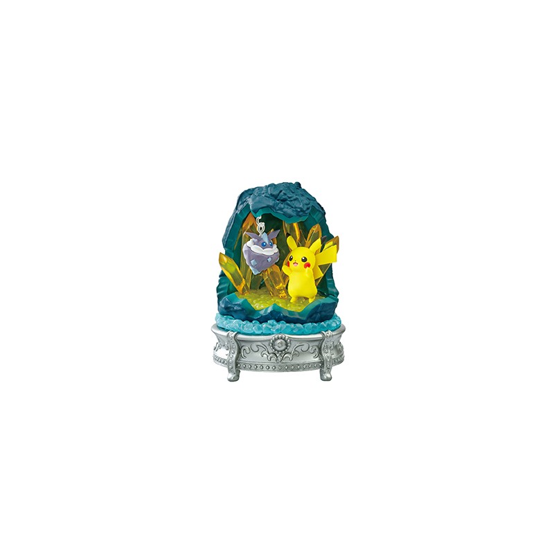 STOCK - RE-MENT POKEMON - Gemstone Collection - Pikachu & Stracie