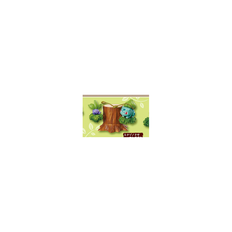 STOCK - RE-MENT POKEMON - POKEMON FOREST 1 - Bulbizarre & Mystherbe