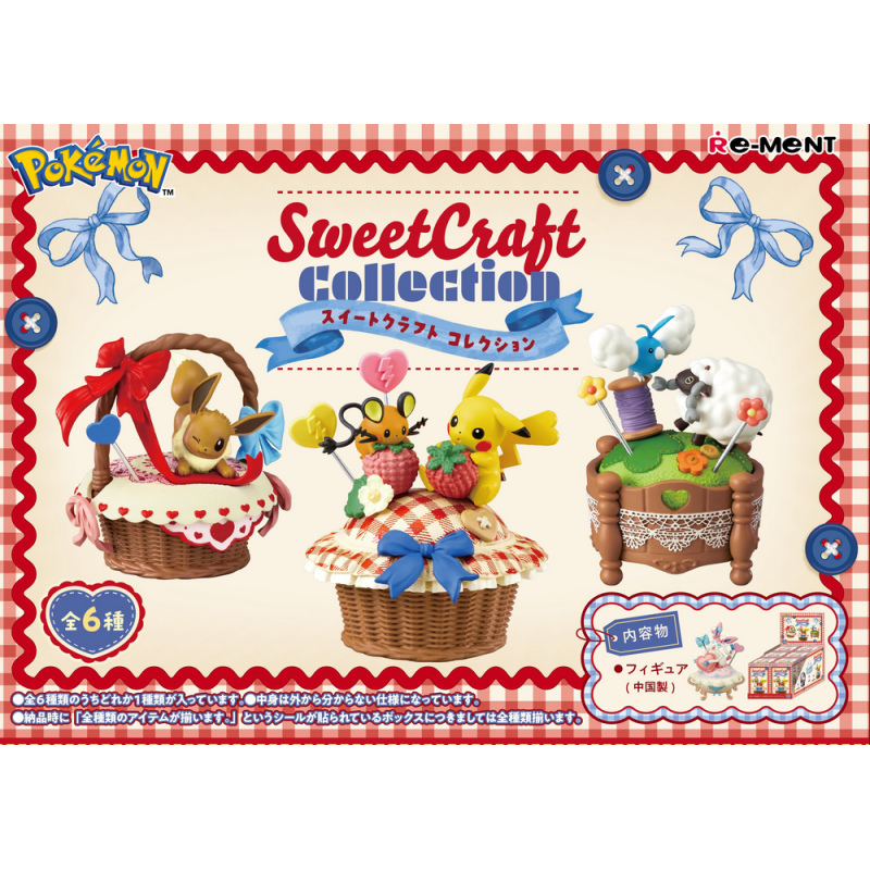 PRECOMMANDE - RE-MENT POKEMON - Sweetcraft Collection