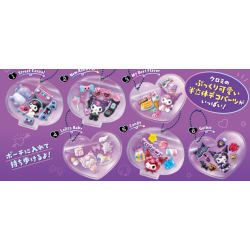 PRECOMMANDE - RE-MENT Sanrio - Kuromi Deco Chara Pouch