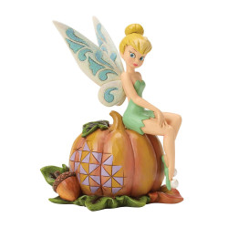 STOCK - ENESCO - DISNEY TRADITIONS - Tinkerbell on Pumpkin