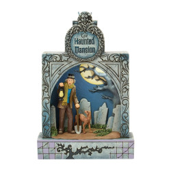 STOCK - ENESCO - DISNEY TRADITIONS - Haunted Mansion Diarama Figurine