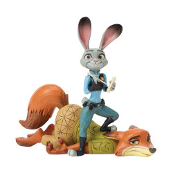STOCK - ENESCO - DISNEY TRADITIONS - Judy & Nick Sweetheart Figurine