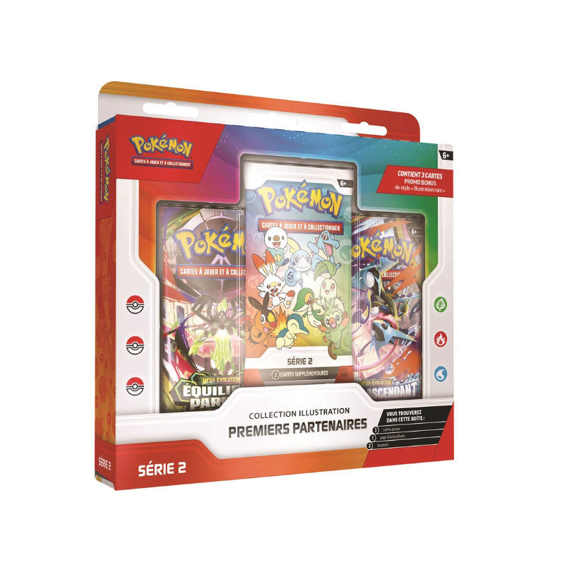 COMMANDE - TCG POKEMON - Premiers partenaires Illustration Collection #2