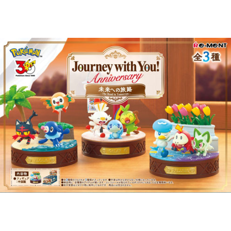 PRECOMMANDE - RE-MENT Pokémon - Journey with You! Anniversary The Road to Tomorrow
