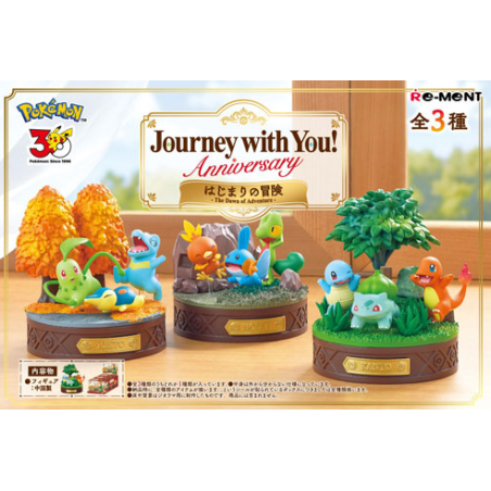 PRECOMMANDE - RE-MENT Pokémon - Journey with You! Anniversary The Dawn of Adventure