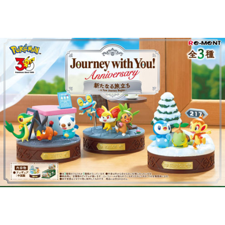 PRECOMMANDE - RE-MENT Pokémon - Journey with You! Anniversary A New Journey Begins