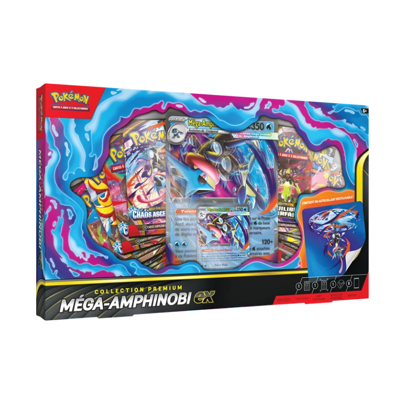 COMMANDE - TCG POKEMON - Méga-Amphinobi Premium ex Collection
