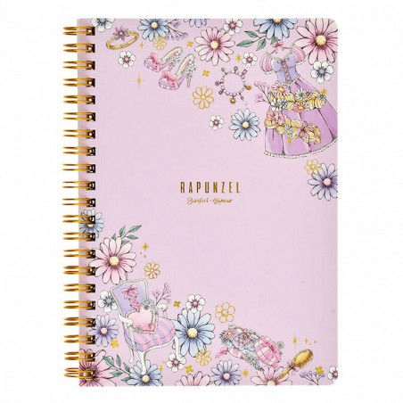 STOCK - DISNEY STORE JAPON - CAHIER A6 SPIRALE RAIPONCE