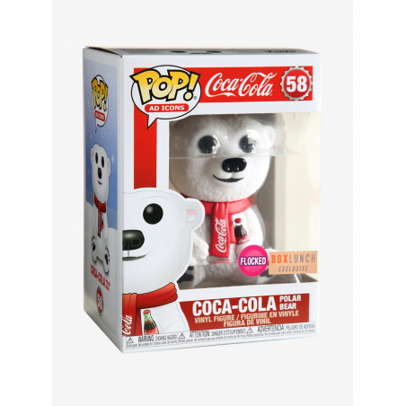 COMMANDE - FUNKO POP OURS COCA COLA FLOCKED