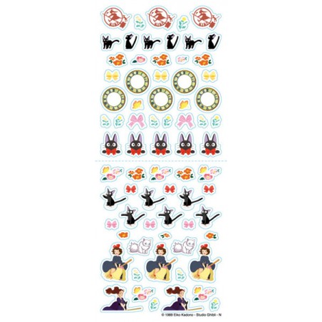 STOCK - STICKERS SHEET - KIKI LA PETITE SORCIERE