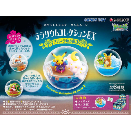 COMMANDE - RE-MENT POKEMON - TERRARIUM EX-ALOLA COLLECTION